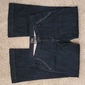 OLD NAVY Diva Wide-Leg Dark Denim Jeans